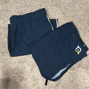 Peloton 7” Shorts (2 Pairs) Mens XL Blue Training Gym Lightweight Workout